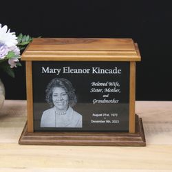 Bolt Laserworks - Photo etched urn