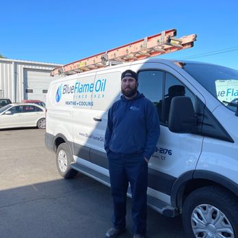 Blue Flame Oil - Service Technician, Nick, With His Van - Heating & Air Conditioning/HVAC Near Me - New Haven, Connecticut Blue Flame Oil - Service Technician, Nick, With His Van - Heating & Air Conditioning/HVAC Near Me - New Haven, Connecticut