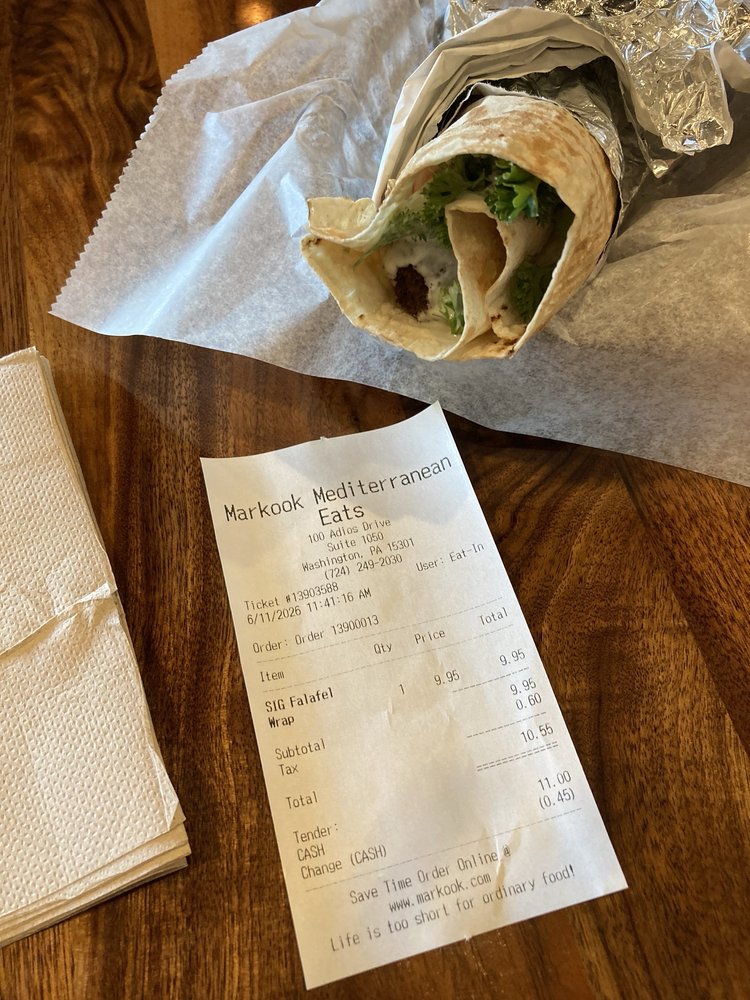 Food from Markook Authentic Mediterranean Eats