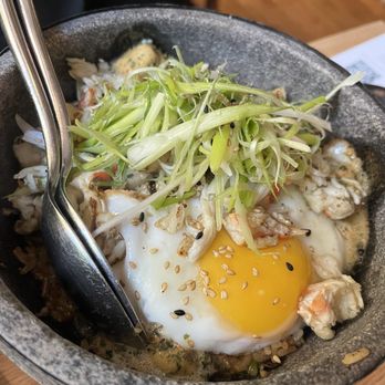 Janken - Crab fried rice. Wish we got kimchi fried rice instead. - Japanese Near Me - Portland, Oregon
