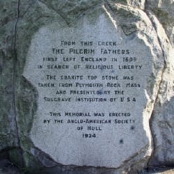 The Pilgrims Fathers Stone
