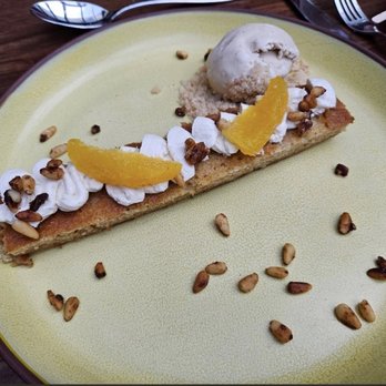 Flor Fina - Orange sesame something cake... not memorable - Mediterranean Near Me - Tampa, Florida