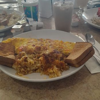 Adventurer Ocean Front Restaurant - Western Omelette with Iced Coffee - American Near Me - Wildwood, New Jersey Adventurer Ocean Front Restaurant - Western Omelette with Iced Coffee - American Near Me - Wildwood, New Jersey