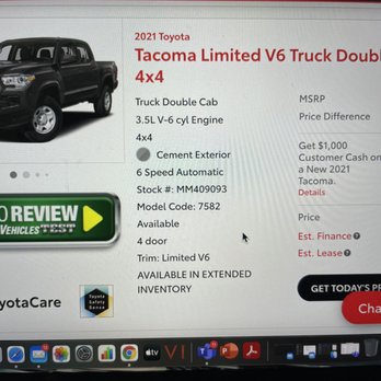 Vandergriff Toyota - This is the truck that wasn't really 42750... apparently that's before all their dealer adds so bump it 2k - Car Dealers Near Me - Arlington, Texas Vandergriff Toyota - This is the truck that wasn't really 42750... apparently that's before all their dealer adds so bump it 2k - Car Dealers Near Me - Arlington, Texas