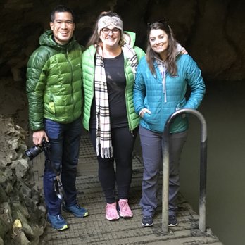 Waitomo Glowworm Caves - Derek T., Christa S., and myself after the Glow Worm Cave Tour at Waitomo - Rafting/Kayaking Near Me - Waitomo, WKO