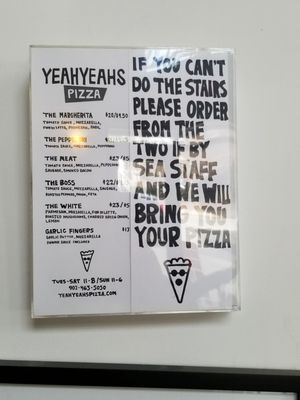 Menu photo 1 Yeah Yeahs Pizza Halifax, NS