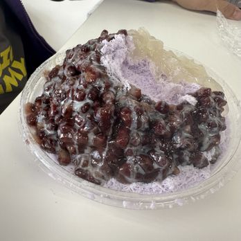 Snow & Boba - Ube bingsu with lychee jelly, red beans and condensed milk - Shaved Snow Near Me - Ocean Springs, Mississippi Snow & Boba - Ube bingsu with lychee jelly, red beans and condensed milk - Shaved Snow Near Me - Ocean Springs, Mississippi