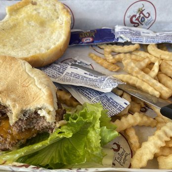 The Spot - Burger and frozen fries - Burgers Near Me - Galveston, Texas The Spot - Burger and frozen fries - Burgers Near Me - Galveston, Texas