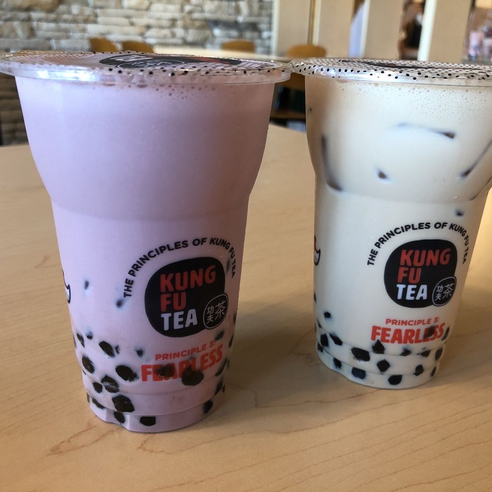 Kung Fu Tea - Regular and Rosehip - Bubble Tea Near Me - Buford, Georgia