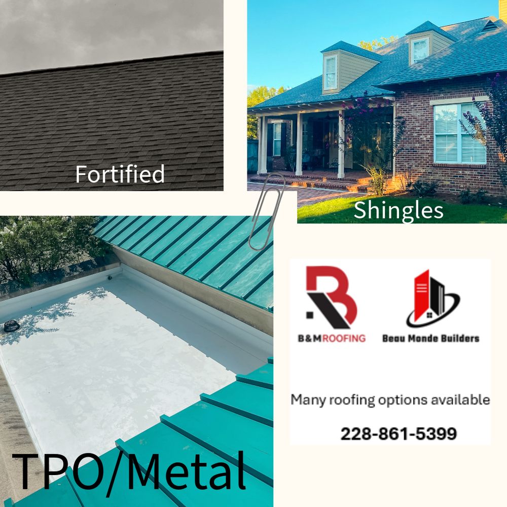 Slide of B & M Roofing