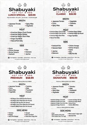 Menu photo 2 Shabuyaki Lake Forest, CA Menu photo 2 Shabuyaki Lake Forest, CA