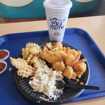 Long John Silver's - Had to swing back through and add a pic of my meal that day! Yummy for my Tummy! - Seafood Near Me - Mesa, Arizona
