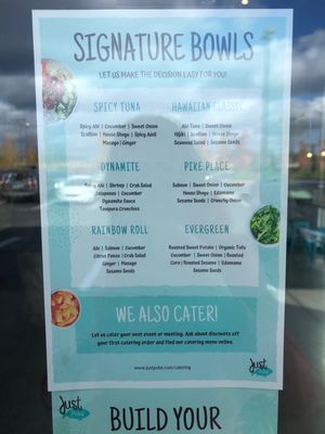 Menu photo 3 Just Poké Maple Valley Maple Valley, WA