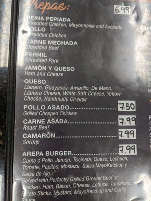 Menu photo 5 The Arepa Station Orlando, FL