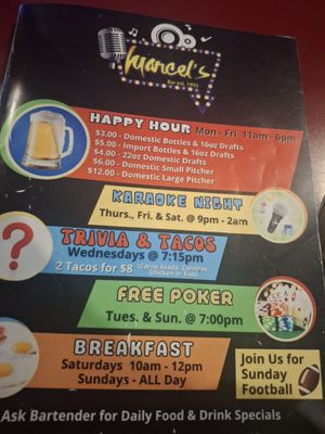 Menu photo 4 Marcel's Bar & Grill Phoenix, AZ