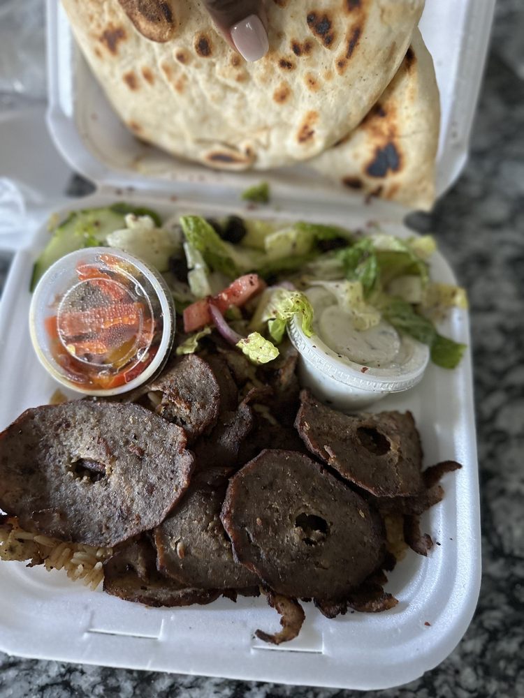 Food from Mediterranean Grill