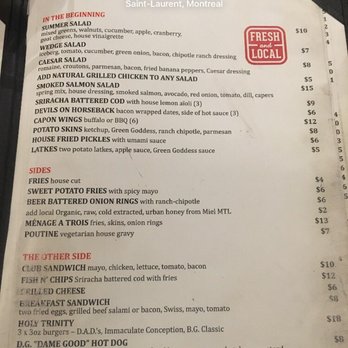 Notre-Boeuf-de-Grâce - Burgers Near Me - Montreal, Quebec