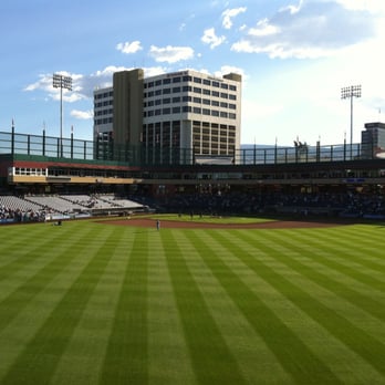 Greater Nevada Field - (the building in the background is a very convenient parking garage) - Stadiums & Arenas Near Me - Reno, Nevada