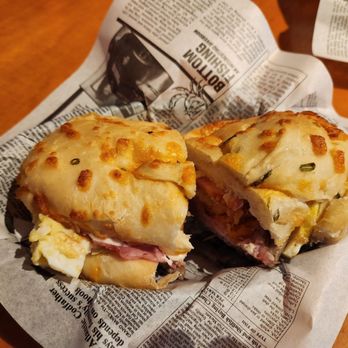 Hoss & Jill's Bistro - Breakfast Sandwich. It's quite big. - Cafes Near Me - Nakusp, British Columbia Hoss & Jill's Bistro - Breakfast Sandwich. It's quite big. - Cafes Near Me - Nakusp, British Columbia