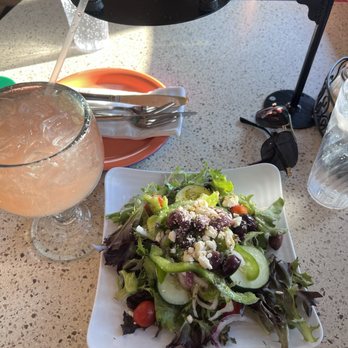 Silver Beach Pizza - Greek Salad and Paloma drink - Pizza Near Me - Saint Joseph, Michigan Silver Beach Pizza - Greek Salad and Paloma drink - Pizza Near Me - Saint Joseph, Michigan