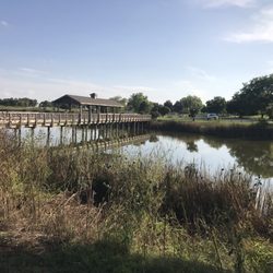 City of Childress - Bridge over pond @ park.
