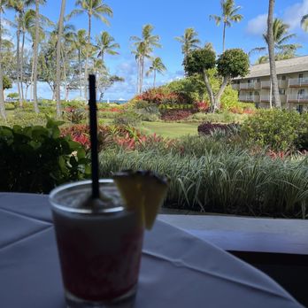 Hukilau Lanai - View from table. - Seafood Near Me - Kapaa, Hawaii