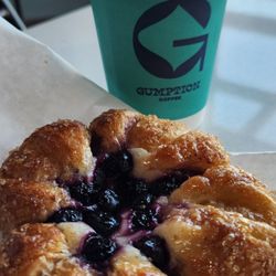 Gumption Coffee - Blueberry cheese Danish