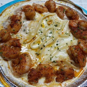 Vince's Crab House - Middle River - Blackened Shrimp Fettuccine - Seafood Near Me - Middle River, Maryland
