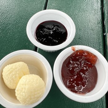 The Asticou Inn - Blueberry & strawberry jam, butter - Hotels Near Me - Northeast Harbor, Maine The Asticou Inn - Blueberry & strawberry jam, butter - Hotels Near Me - Northeast Harbor, Maine
