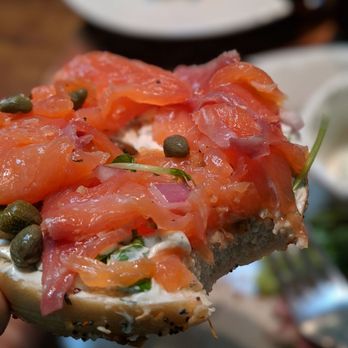 Iron Gate Cafe - Nova Scotia Bagels and lox...... Plentiful plate of lox. Could have split with a friend. - Cafes Near Me - Albany, New York Iron Gate Cafe - Nova Scotia Bagels and lox...... Plentiful plate of lox. Could have split with a friend. - Cafes Near Me - Albany, New York