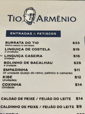 Menu photo 2 Tio Armênio Manaíra, PB