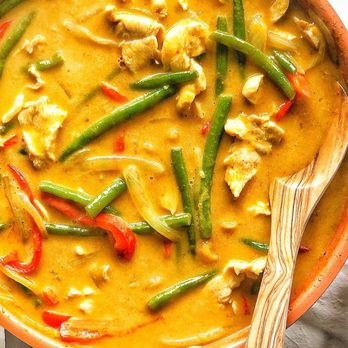 Palm Thai Cafe - Penang curry with beef and vegetables - Thai Near Me - San Diego, California