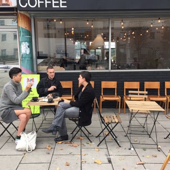 Mughead Coffee - Enjoying a gourmet coffee at Mughead Coffee. Great coffee!! - Coffee & Tea Near Me - London, XGL
