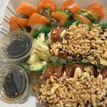 Sushi Niwa - Fire Engine Roll* 8pc and Playgirl Roll* 8pc - Sushi Bars Near Me - Lakewood, Washington Sushi Niwa - Fire Engine Roll* 8pc and Playgirl Roll* 8pc - Sushi Bars Near Me - Lakewood, Washington