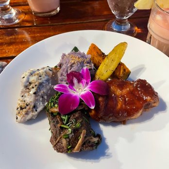 Old Lahaina Luau - This might look small but trust me you get a lot of food in each course. - Performing Arts Near Me - Lahaina, Hawaii