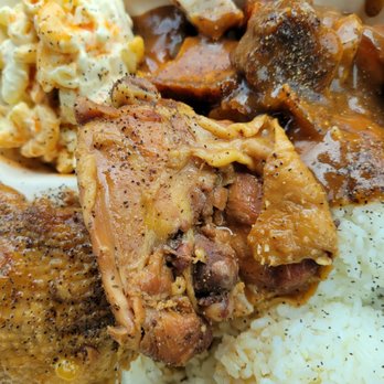 M & L Wagon - $14 shoyu chicken roast pork combo - Street Vendors Near Me - Kapolei, Hawaii M & L Wagon - $14 shoyu chicken roast pork combo - Street Vendors Near Me - Kapolei, Hawaii