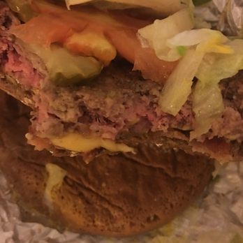 Islands Restaurant - I ordered a Malibu burger WELL DONE because I'm 9.5 months pregnant and I was given this. Thanks - Burgers Near Me - Foothill Ranch, California