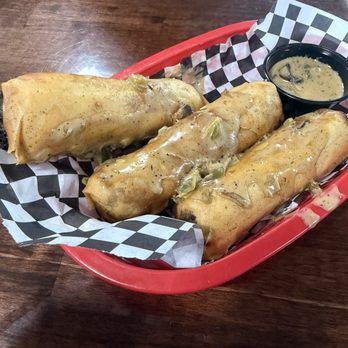 Biglow's Burgers - Philly Cheese Steak Eggrolls - Burgers Near Me - Oklahoma City, Oklahoma Biglow's Burgers - Philly Cheese Steak Eggrolls - Burgers Near Me - Oklahoma City, Oklahoma