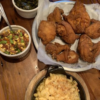 The Eagle Mass Ave - Whole chicken, Mac & cheese, collard greens, succotash - American Near Me - Indianapolis, Indiana