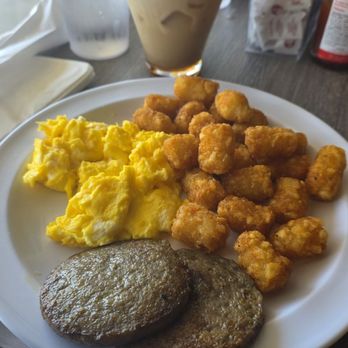 The Brunch Spot - Eggs, tots. Sausage - Bars Near Me - Lawrenceville, Georgia