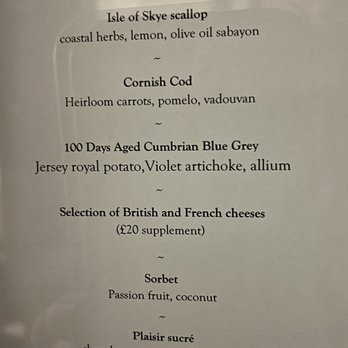 Petrus - Prestige Menu - French Near Me - London, XGL