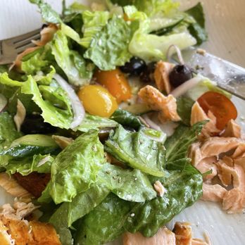 RiverRoom Restaurant - Greek salad with salmon - Wine Bars Near Me - Windsor, Ontario RiverRoom Restaurant - Greek salad with salmon - Wine Bars Near Me - Windsor, Ontario