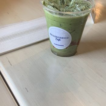 Neighborhood Cafe - Matcha Heartbreak - Bubble Tea Near Me - Tukwila, Washington