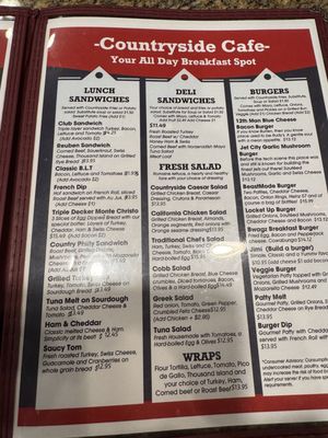 Menu photo 4 Renton Countryside Cafe Renton, WA Menu photo 4 Renton Countryside Cafe Renton, WA