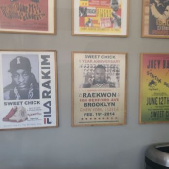 Sweet Chick - Hip Hop show posters. - Breakfast & Brunch Near Me - Brooklyn, New York Sweet Chick - Hip Hop show posters. - Breakfast & Brunch Near Me - Brooklyn, New York