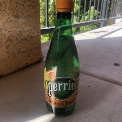 Sinclair - Sparkling water Perrier in L'Orange. So refreshing!