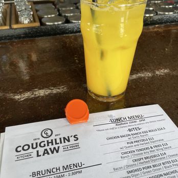 Coughlin's Law Kitchen and Ale House - Orange crush - New American Near Me - Pittsburgh, Pennsylvania