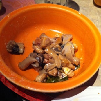 Cha Ba Thai - The pile of mushrooms we took off our plates! - Thai Near Me - Portland, Oregon