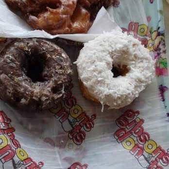 Gibson's Donuts - Apple fritter, glazed chicolate cake donut, coconut donut - Donuts Near Me - Memphis, Tennessee Gibson's Donuts - Apple fritter, glazed chicolate cake donut, coconut donut - Donuts Near Me - Memphis, Tennessee