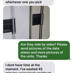 AJ'S New&Gently Used Home Appliances - The fridge jay tried to swap out in an attempt to better the situation.